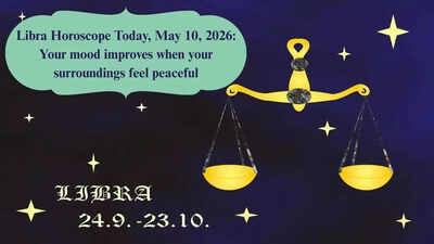 Libra Horoscope Today, May 10, 2026: Your mood improves when your surroundings feel peaceful