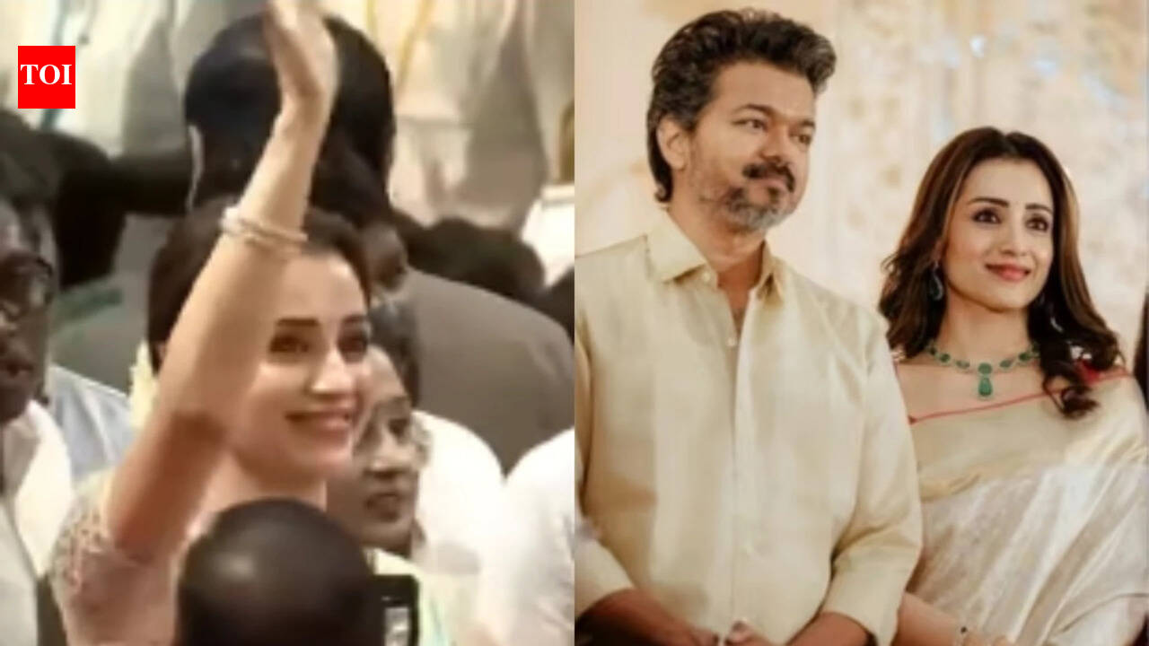 Trisha Krishnan: Vijay Thalapathy Sworn in as Chief Minister of Tamil Nadu Amidst Celebrity Support |